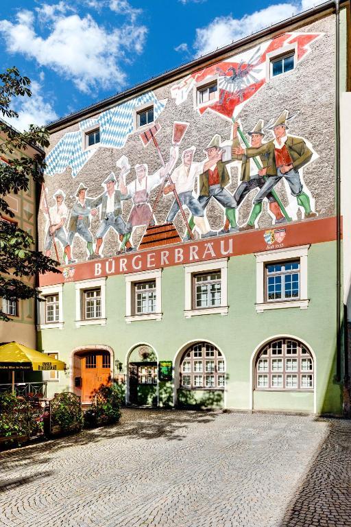 Brauereigasthof/Hotel Buergerbraeu バートライヘンハル エクステリア 写真